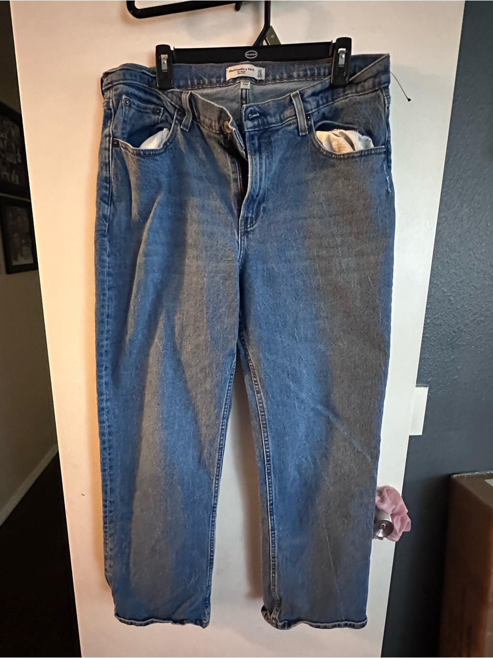 Abercrombie & Fitch Women's Curve Love Light Blue Jean